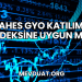 Ahes GYO Katılım Endeksine Uygun mu?