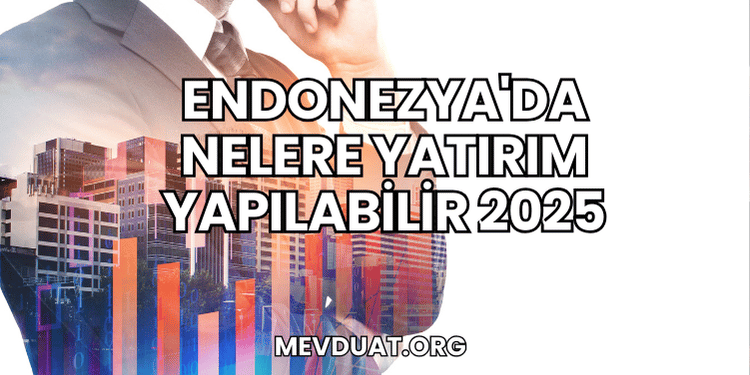 Endonezya'da Nelere Yatırım Yapılabilir 2025