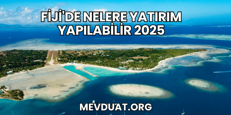 Fiji'de Nelere Yatırım Yapılabilir 2025