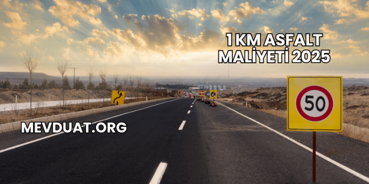 1 Km Asfalt Maliyeti 2025