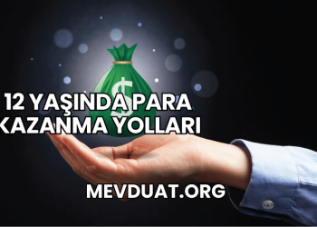 12 Yaşında Para Kazanma Yolları