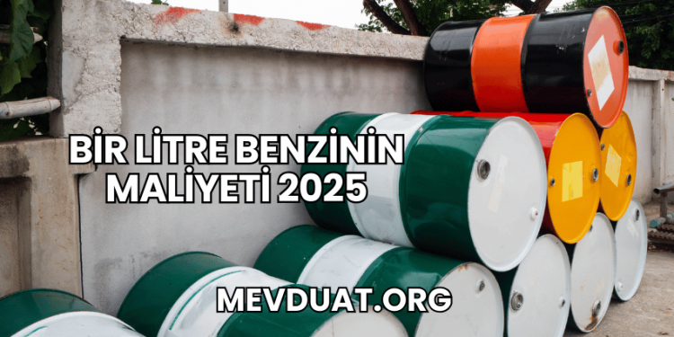 Bir Litre Benzinin Maliyeti 2025