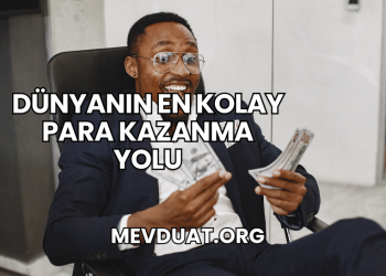 Dünyanın En Kolay Para Kazanma Yolu