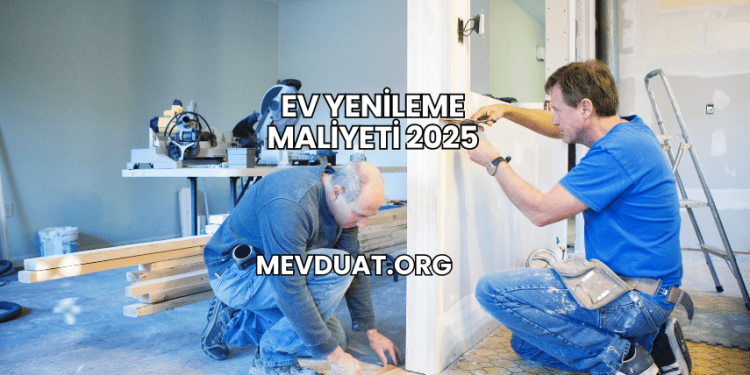 Ev Yenileme Maliyeti 2025
