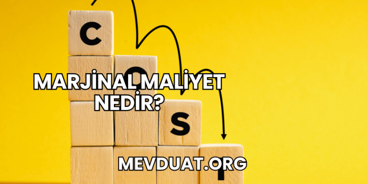 Marjinal Maliyet Nedir?