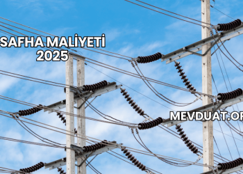 Safha Maliyeti 2025