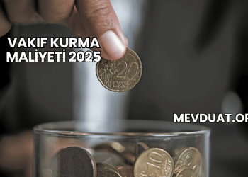 Vakıf Kurma Maliyeti 2025