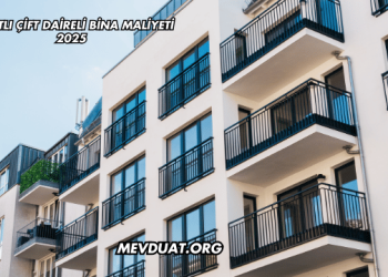 4 Katlı Çift Daireli Bina Maliyeti 2025