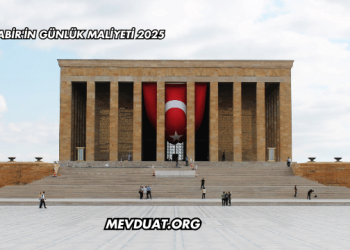 Anıtkabir'in Günlük Maliyeti 2025