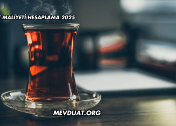 Çay Maliyeti Hesaplama 2025