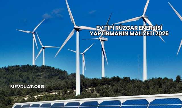 Ev Tipi Rüzgar Enerjisi Yaptırmanın Maliyeti 2025