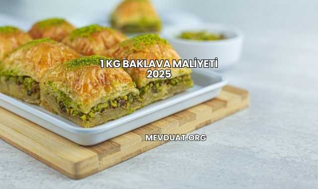 1 kg Baklava Maliyeti 2025