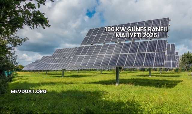 150 KW Güneş Paneli Maliyeti 2025