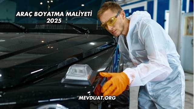 Araç Boyatma Maliyeti 2025
