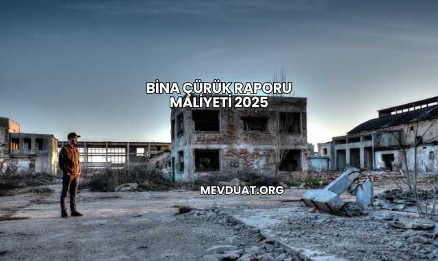 Bina Çürük Raporu Maliyeti 2025