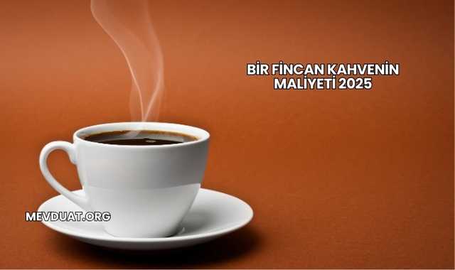Bir Fincan Kahvenin Maliyeti 2025
