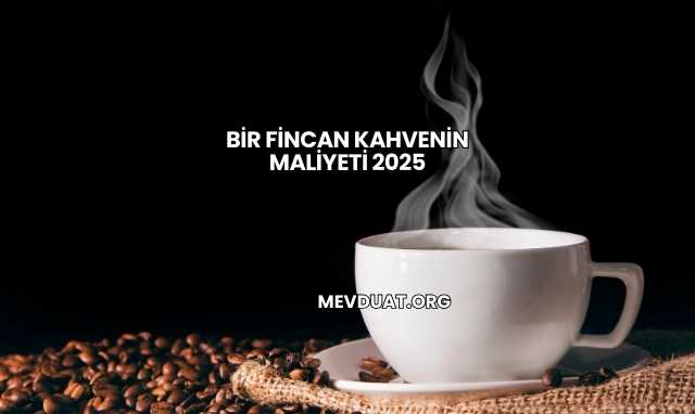 Bir Fincan Kahvenin Maliyeti 2025