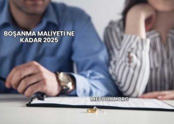 Boşanma Maliyeti Ne Kadar 2025