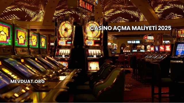 Casino Açma Maliyeti 2025