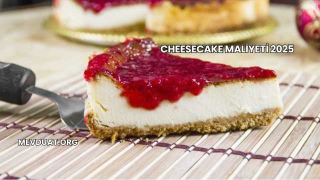 Cheesecake Maliyeti 2025