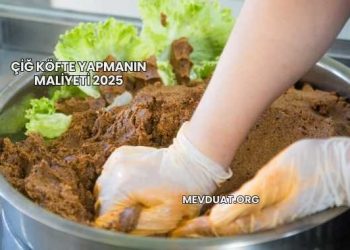 Çiğ Köfte Yapmanın Maliyeti 2025