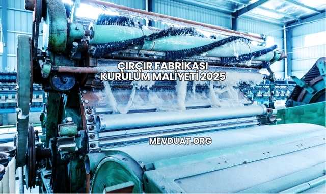 Çırçır Fabrikası Kurulum Maliyeti 2025