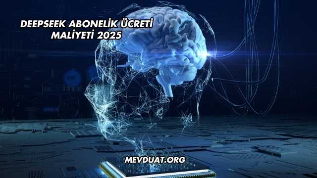 DeepSeek Abonelik Ücreti Maliyeti 2025