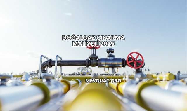 Doğalgaz Çıkarma Maliyeti 2025