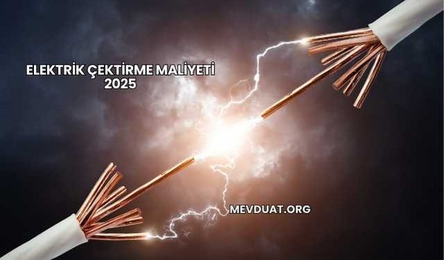 Elektrik Çektirme Maliyeti 2025