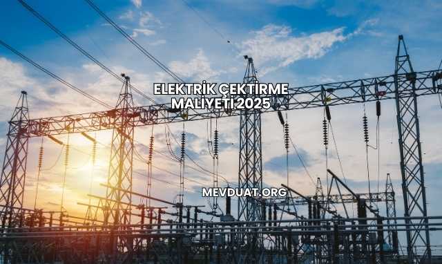 Elektrik Çektirme Maliyeti 2025