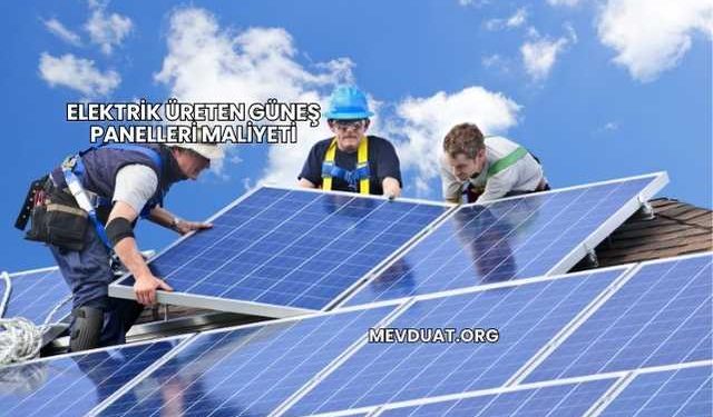Elektrik Üreten Güneş Panelleri Maliyeti
