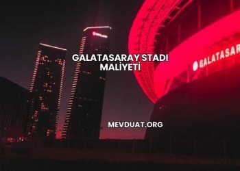Galatasaray Stadı MaliyetiGalatasaray Stadı Maliyeti
