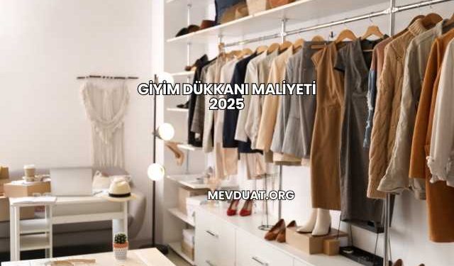 Giyim Dükkanı Maliyeti 2025
