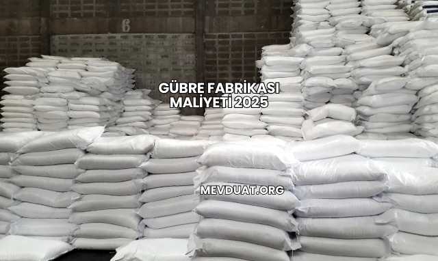Gübre Fabrikası Maliyeti 2025