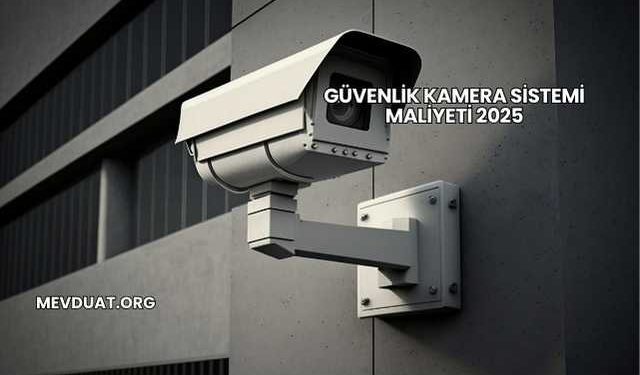 Güvenlik Kamera Sistemi Maliyeti 2025