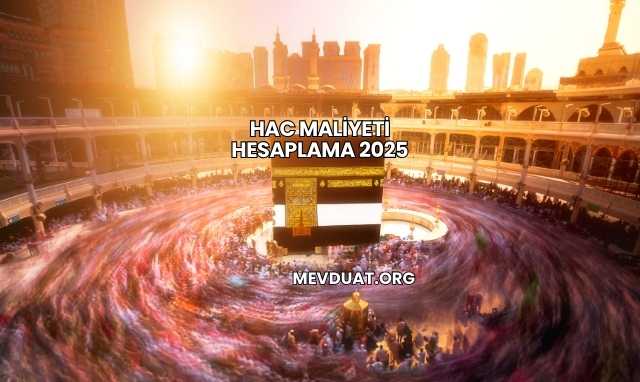 Hac Maliyeti Hesaplama 2025