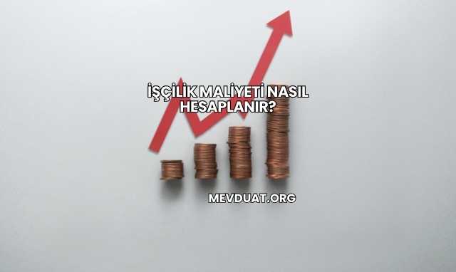 İşçilik Maliyeti Nasıl Hesaplanır?