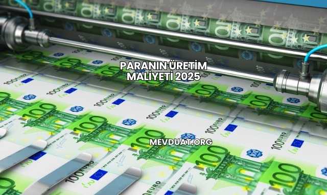 Paranın Üretim Maliyeti 2025