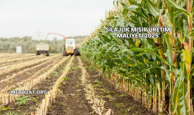 Silajlık Mısır Üretim Maliyeti 2025