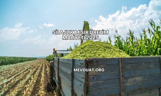 Silajlık Mısır Üretim Maliyeti 2025