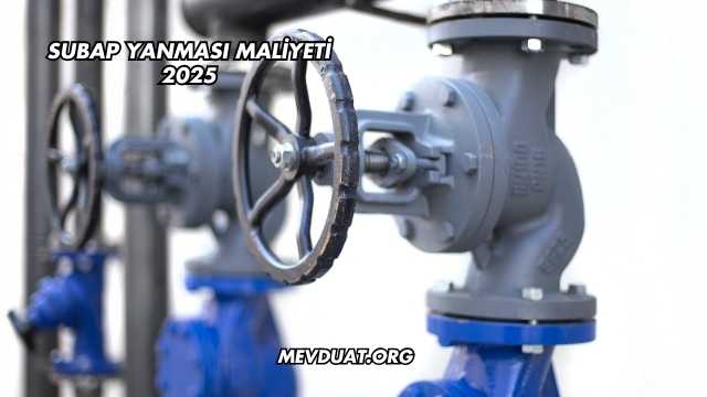 Subap Yanması Maliyeti 2025