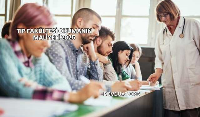Tıp Fakültesi Okumanın Maliyeti 2025