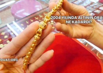 2004 Yılında Altının Gramı Ne Kadardı?
