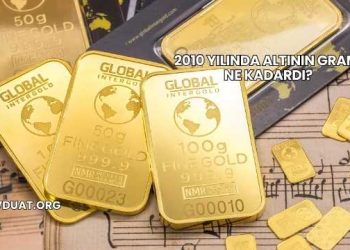 2010 Yılında Altının Gramı Ne Kadardı?