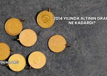 2014 Yılında Altının Gramı Ne Kadardı?