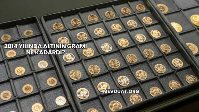 2014 Yılında Altının Gramı Ne Kadardı?