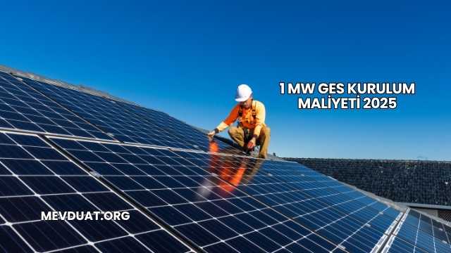 1 MW GES Kurulum Maliyeti 2025