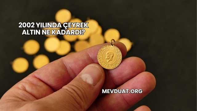 2002 Yılında Çeyrek Altın Ne Kadardı?