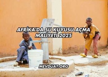 Afrika'da Su Kuyusu Açma Maliyeti 2025