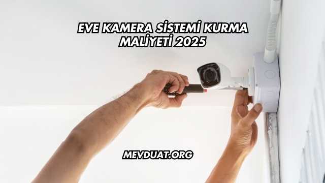 Eve Kamera Sistemi Kurma Maliyeti 2025